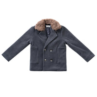 Kipp Grey Ribbed Jacket