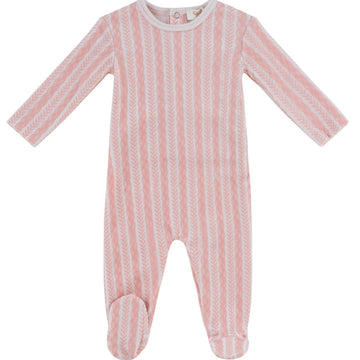 Kipp Baby Atelier Cable Footie Pink