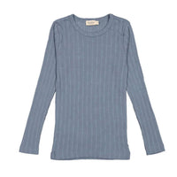 MarMar Stormy Blue PLAIN Tee LS