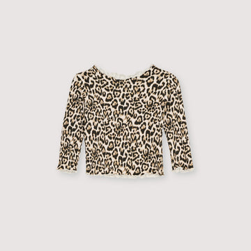 The New Society Nelia Print TNS Rib Baby Tee