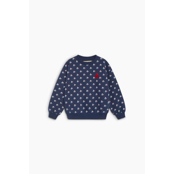 The New Society Small Logo Sweatshirt 2 Mira Print