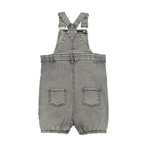 Bopop Grey Denim Romper (Grey Denim)
