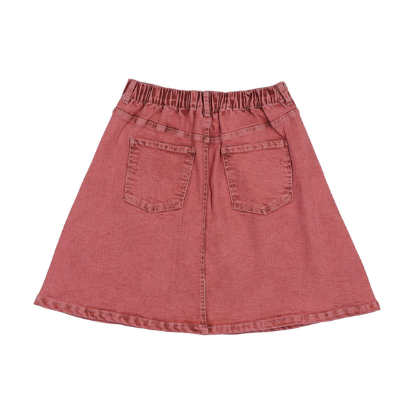 Bopop Raspberry Skirt (Raspberry Denim)