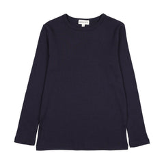 Bopop Navy Long Sleeve Tee (denim star / pinstripe)