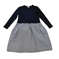 Bopop Pinstripe - Long Sleeve dress (pinstripe)