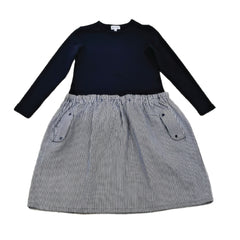 Bopop Pinstripe - Long Sleeve dress (pinstripe)