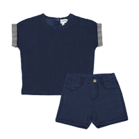 Bopop Pinstripe - Toddler Boys Set (pinstripe) TR151