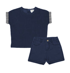 Bopop Pinstripe - Toddler Boys Set (pinstripe) TR151