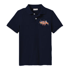 Bopop Navy Horse - Polo (Horse Emblem) TR156