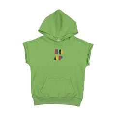 Bopop Green Logo - Hooded Tee (green logo)