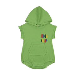 Bopop Green Logo - Romper (green logo)