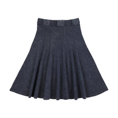 Bopop Dark Denim Panel Skirt (Camp Basic)