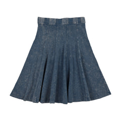 Bopop Light Denim Panel Skirt (Camp Basic)