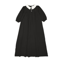 Bopop White Collar Maxi, Diamond Bows - Long (Robe Collection)