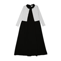 Bopop Sleeveless Maxi - Long with White Cardigan (Robe Collection)