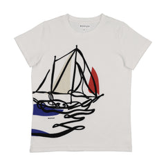 Bopop Boat Sketch Tee TR244