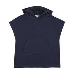 Bopop Navy Terry Poncho - Anchor (Swimwear)