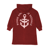 Bopop Red Anchor Robe