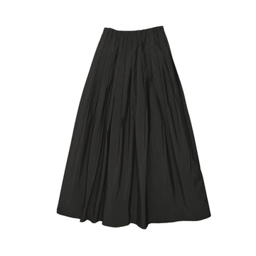 Urban Edge Pintuck Taffeta Skirt Black