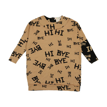 Teela Hi/Bye Hoodie Seams Top