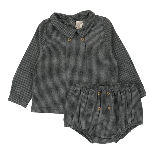 Analogie By Lil Legs Toddler Boys Set Grey Houndstooth