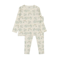 Bee & Dee Ivory Boys Toile Loungewear