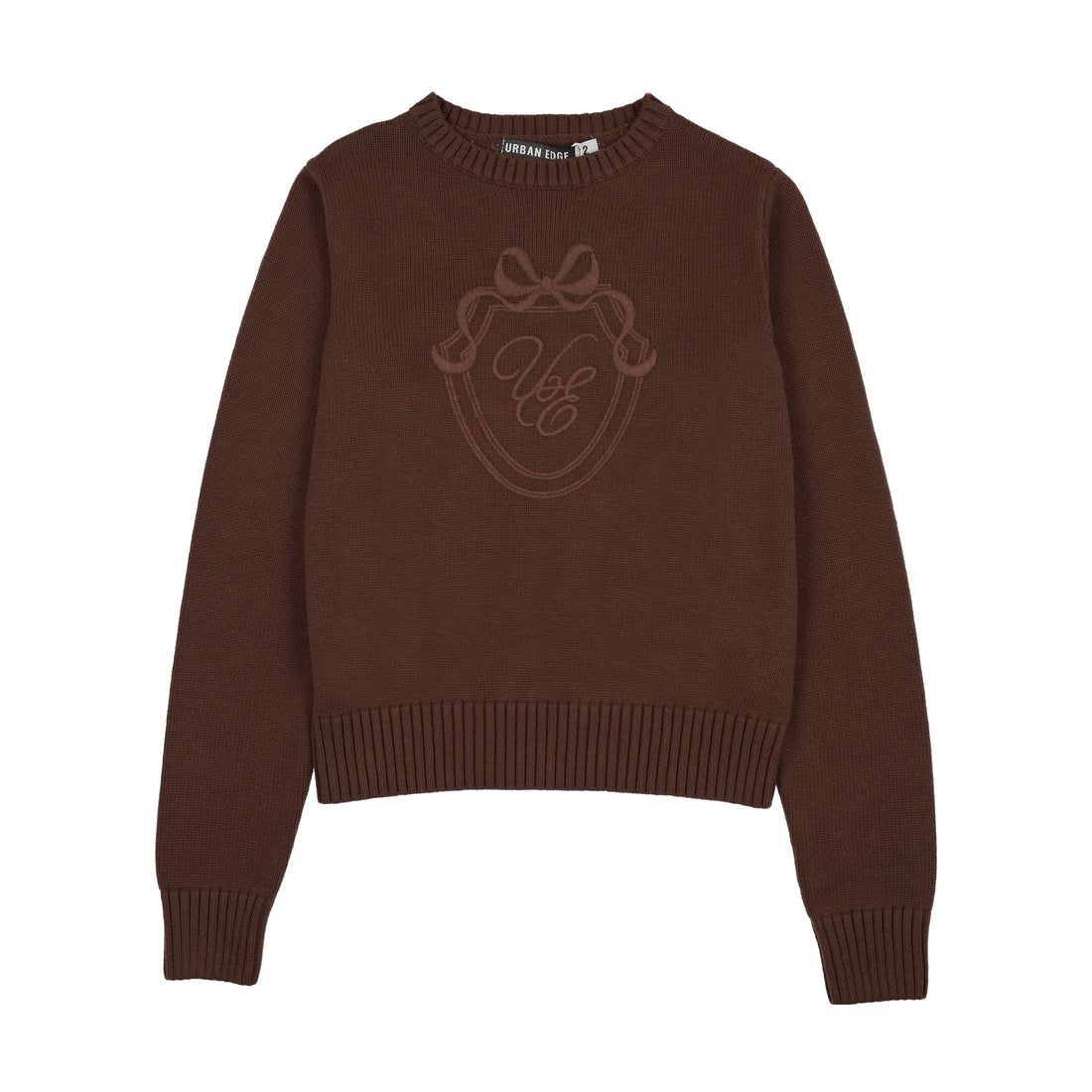 Urban Edge Tone On Tone Knit Brown
