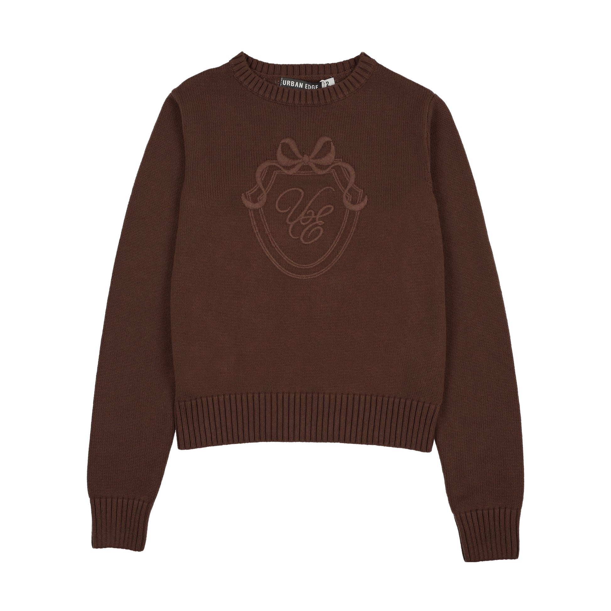 Urban Edge Tone On Tone Knit Brown