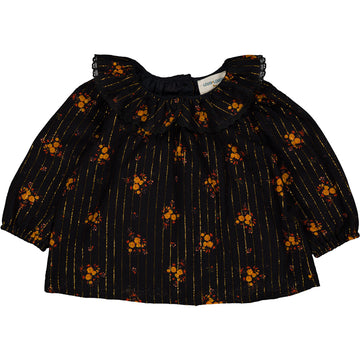 Louis Louise Black Tunic Lissou Stripe Lurex