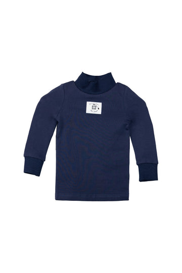 Nou Nelle Turtleneck with Label Navy