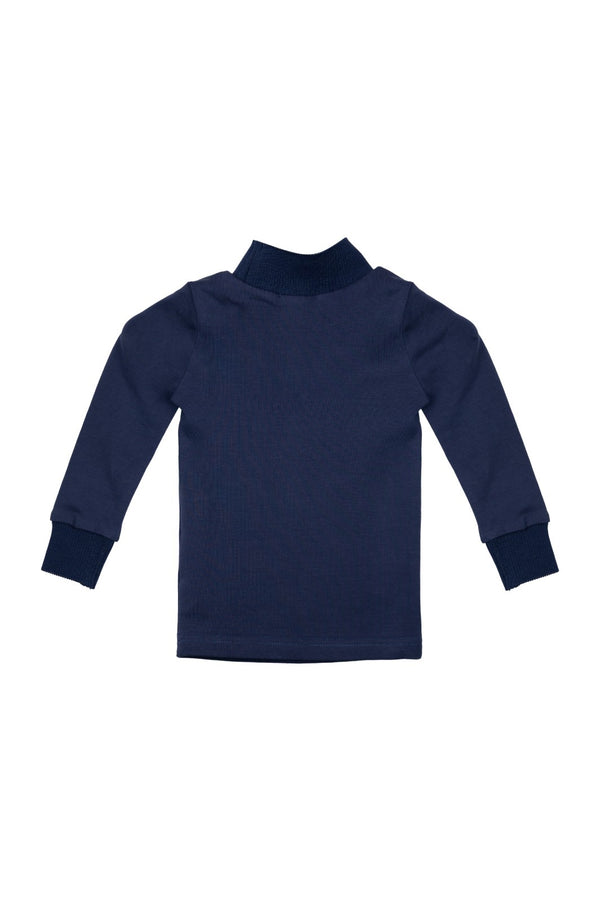 Nou Nelle Turtleneck with Label Navy