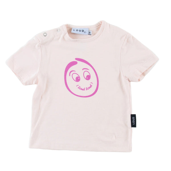 Loud Apparel Soft Pink/Orchid Print T-Shirt Regular Fit