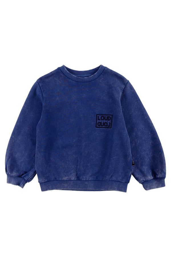 Loud Apparel Blue Sweater Regular Fit