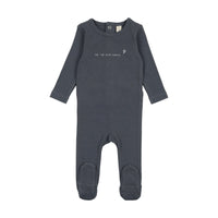 Lilette By Lil Legs Up Up And Away Footie Off Navy