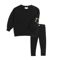 Bopop Heart/Star Collection Baby Set Boy (Sweatshirt With Leggings)