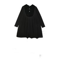 Bopop Maxi Dresswear Velvet Collar Maxi Short