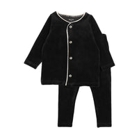 Bee & Dee Noir Velour Loungewear