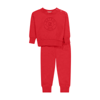 Retrokid Scarlett Velour Stamped Sweatshirt Set (Top + Pants)