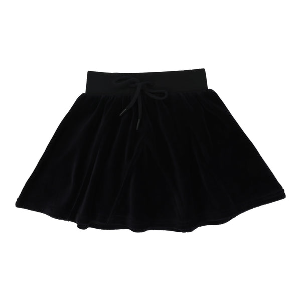 Analogie By Lil Legs Velour Skirt Black