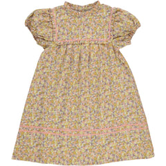Bebe Organic Beloved florals Victoria Dress- Short Sleeves