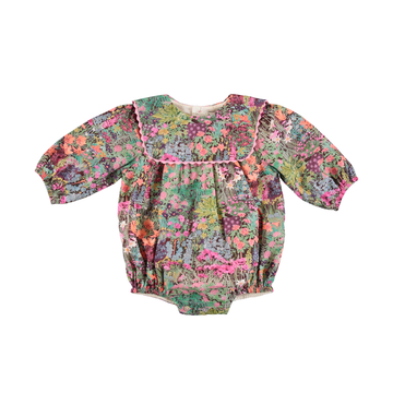 Bebe Organic Violeta Romper - Liberty Anna's Haven
