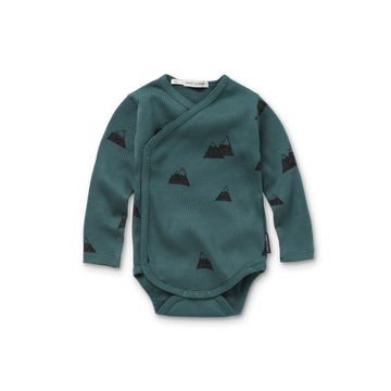 Sproet & Sprout Smoke Pine Romper Mountains Print