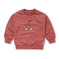 Sproet & Sprout Mauve Sweatshirt Cherry Flower