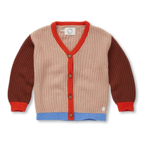 Sproet & Sprout Praline Cardigan Colourblock