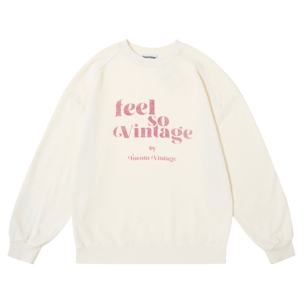 Tocoto Vintage Off White Sweatshirt 