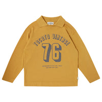 Tocoto Vintage Mustard Polo Neck T-Shirt " Tocoto Vintage 76"