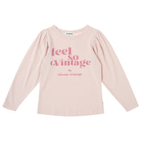 Tocoto Vintage Pink Girl T-Shirt "Feel So Vintage"