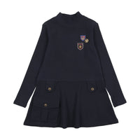 Bopop Navy Badge Dress