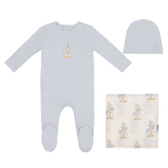Minilabel Blue Water Print Carousel Set - Boys