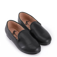 Zeebra Kids Midnight Black Classic Loafer-Hard Sole